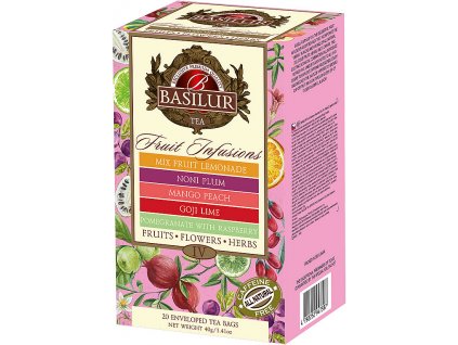 Basilur Fruit Infusions Assorted Vol. IV. přebal 20 gastro sáčků