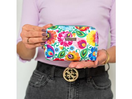 kosmetyczka mala lowicka biala1