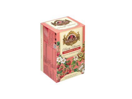 Basilur Without Hibiscus Strawberry & Kiwi přebal 20x1,8g bez ibišku