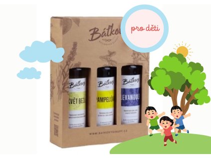 Dárkové balení sirupů Pro Děti 3x0,5l
