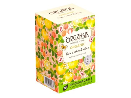 ORGANSIA BIO Yuzu Lychee and Mint přebal 18x1,8g
