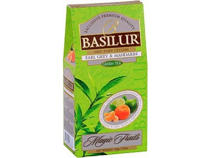 BASILUR Magic Green Earl Grey & Mandarin papír 100g