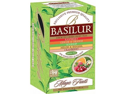 BASILUR Magic Fruits Green Assorted přebal 25x1,5g