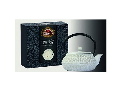 BASILUR Cast Iron Tea Pot White Colour 0,5l