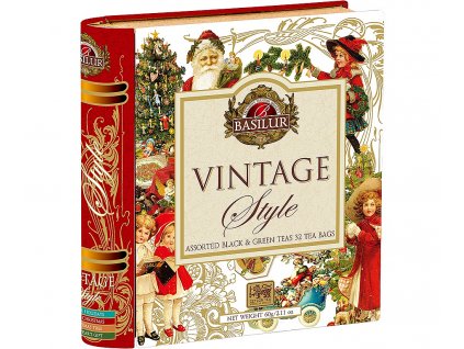 Basilur vintage book assorted plech 32 sáčků