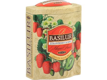 Basilur Magic Strawberry & Kiwi plech 100g