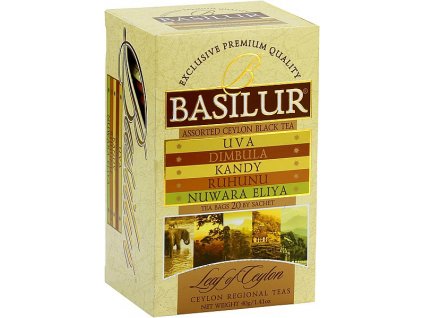 Basilur Assorted Leaf of Ceylon přebal 25x2g