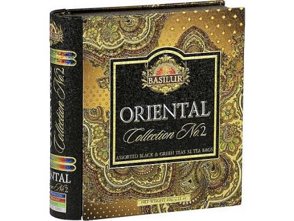 Basilur Book Orient Assorted II plech 32 gastro sáčků