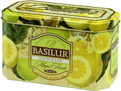Basilur Magic Lemon & Lime plech 20x2g