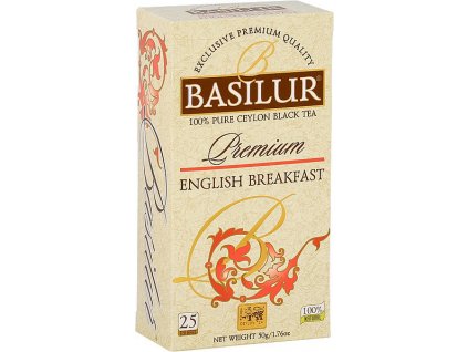 Basilur Premium English Breakfast nepřebal 25x2g