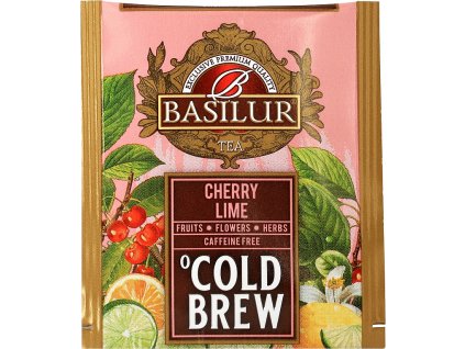 Basilur Horeca Cold Brew Cherry Lime přebal 1 sáček