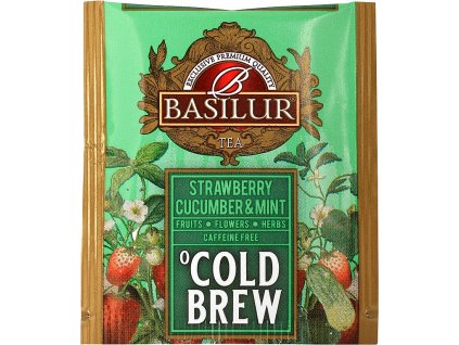 Basilur Horeca Cold Brew Strawberry Cucumber & Mint 1 sáček