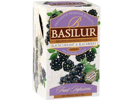 Basilur Fruit Blackcurrant & Blackberry přebal 25x1,8g