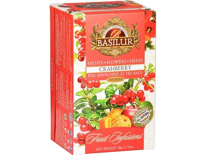 Basilur Fruit Cranberry přebal 25x2g