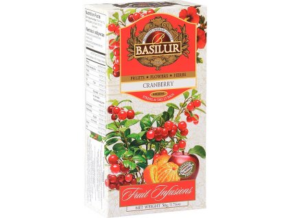 Basilur Fruit Cranberry nepřebal 25x2g