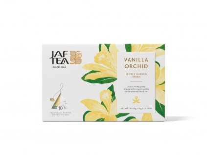 JAFTEA Secret Garden Vanilla Orchid pyramidové sáčky 10x1,5g