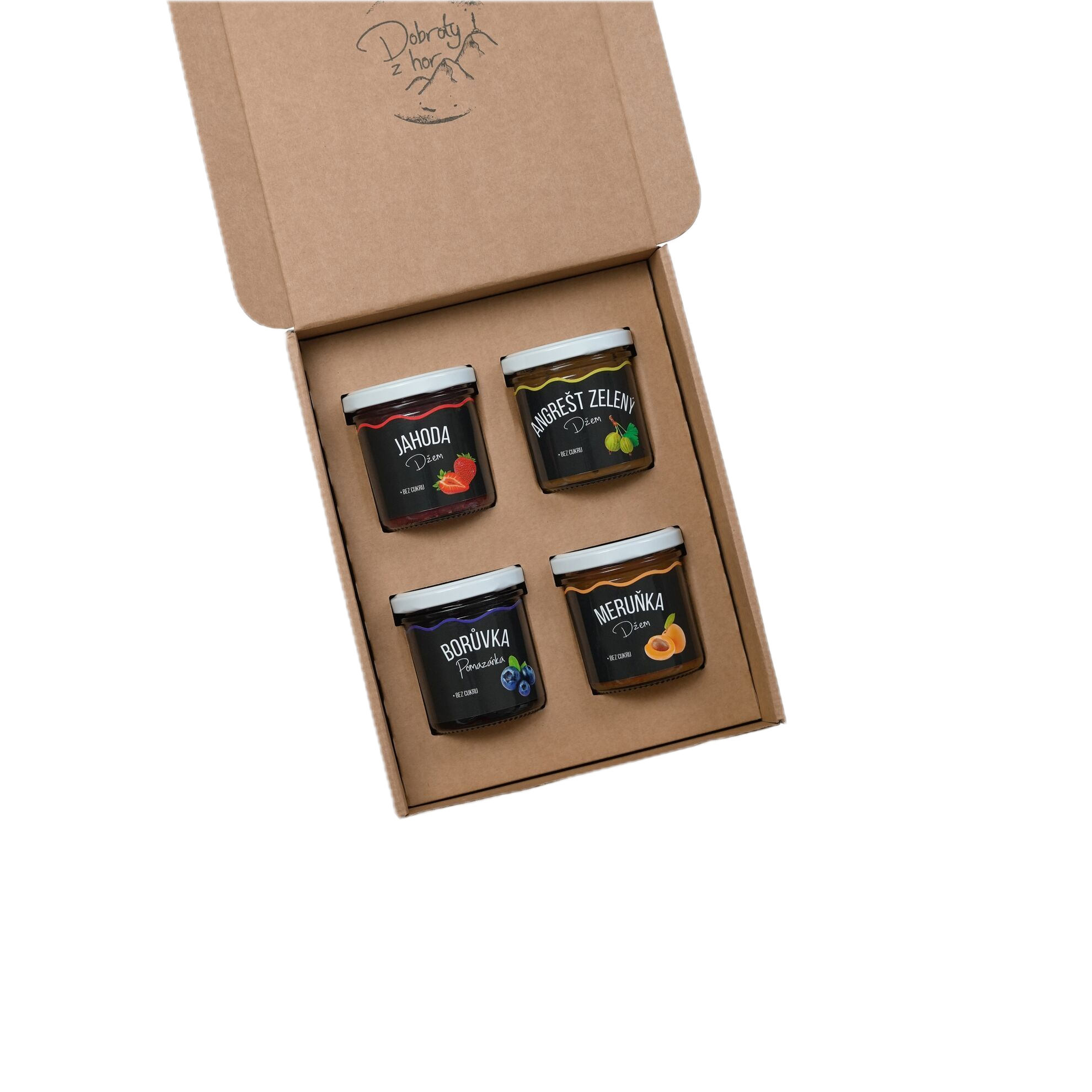 Džemový balíček bez cukru Dobroty z hor
