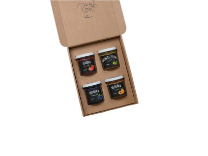 Džemový balíček bez cukru  | bez cukru | džemy s erythritolem | dárkový balíček