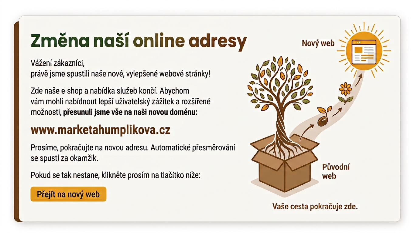 Změna webové adresy