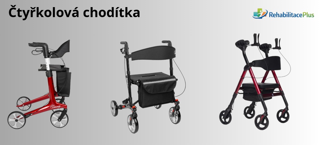 Čtyřkolová chodítka