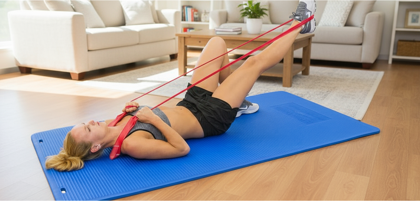 Cviky s posilovacou gumou Thera-Band: jednoduchý a efektívny tréning