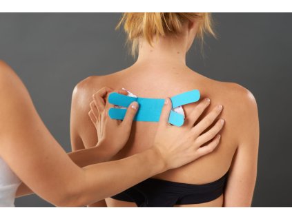 Temtex kinesio tape Classic, modrá tejpovacia páska 5cm x 5m