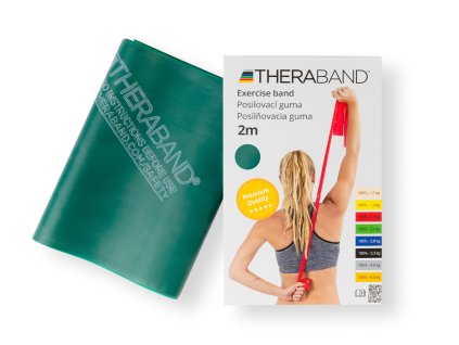 8594180680043_12764_Thera-Band Inside posilňovacia guma 2 m, zelená, silná