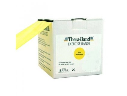 Thera-Band posilňovacia guma 45,5 m, žltá, slabá