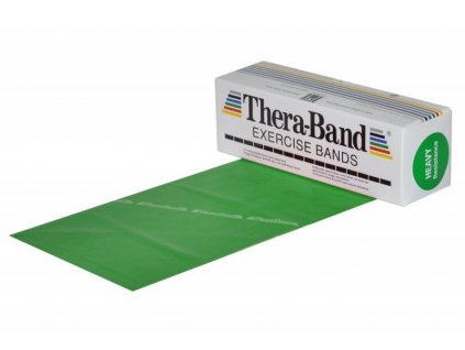 Thera-Band posilňovacia guma 5,5 m, zelená, silná