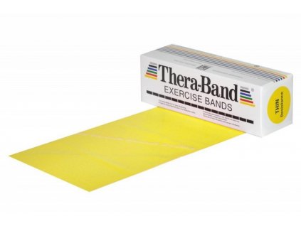 Thera-Band posilňovacia guma 5,5 m, žltá, slabá