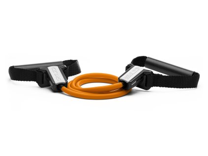 SKLZ Resistance Cable set Light, Odporová oranžová guma s držadly (slabá)