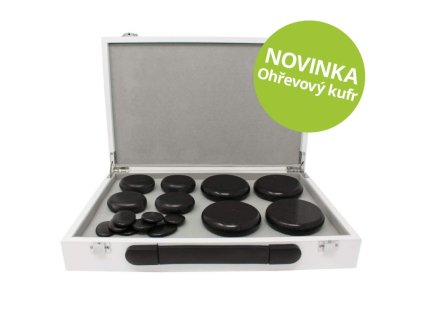 Hot Stones - kufríkový ohrievač vr. 16 ks kameňov