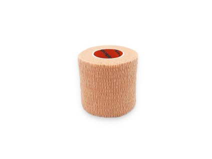 Spophy Cohesive Bandage Beige, biologicky odbúrateľná samodržiaca bandáž béžová 5 cm x 4,5 m