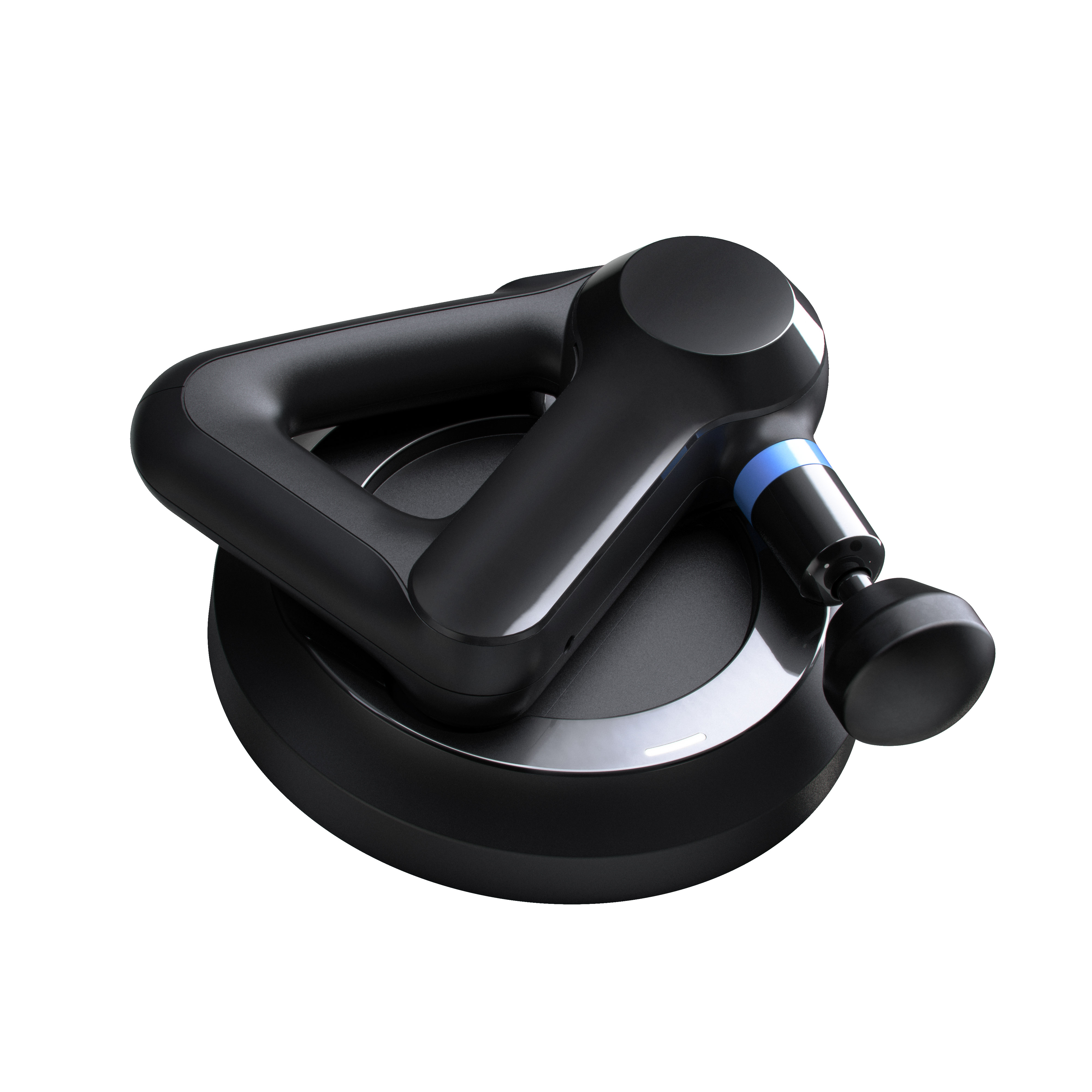 Theragun Multi-Device Wireless Charger, Bezdrôtová multi-prístrojová nabíjačka pre zariadenia 4.
Rozmery: 21,7 cm x 4,2 cm
Doba nabíjania: PRO: 125 minút, Elite: 110 minút, Wave Roller: 110 minút
Váha: 0,795 kg
Kompatibilita: Theragun PRO, Theragun Elite, Wave Roller
Nabíjanie Theragun PRO alebo Theragun Elite:
1.
2.
3.
4.
5.
6.
zariadenie plne nabité.
Nabíjanie Wave Rolleru:
1.
2.
3.
Strana s ovládacími tlačidlami by mala smerovať nahor.
4.
5.
6.