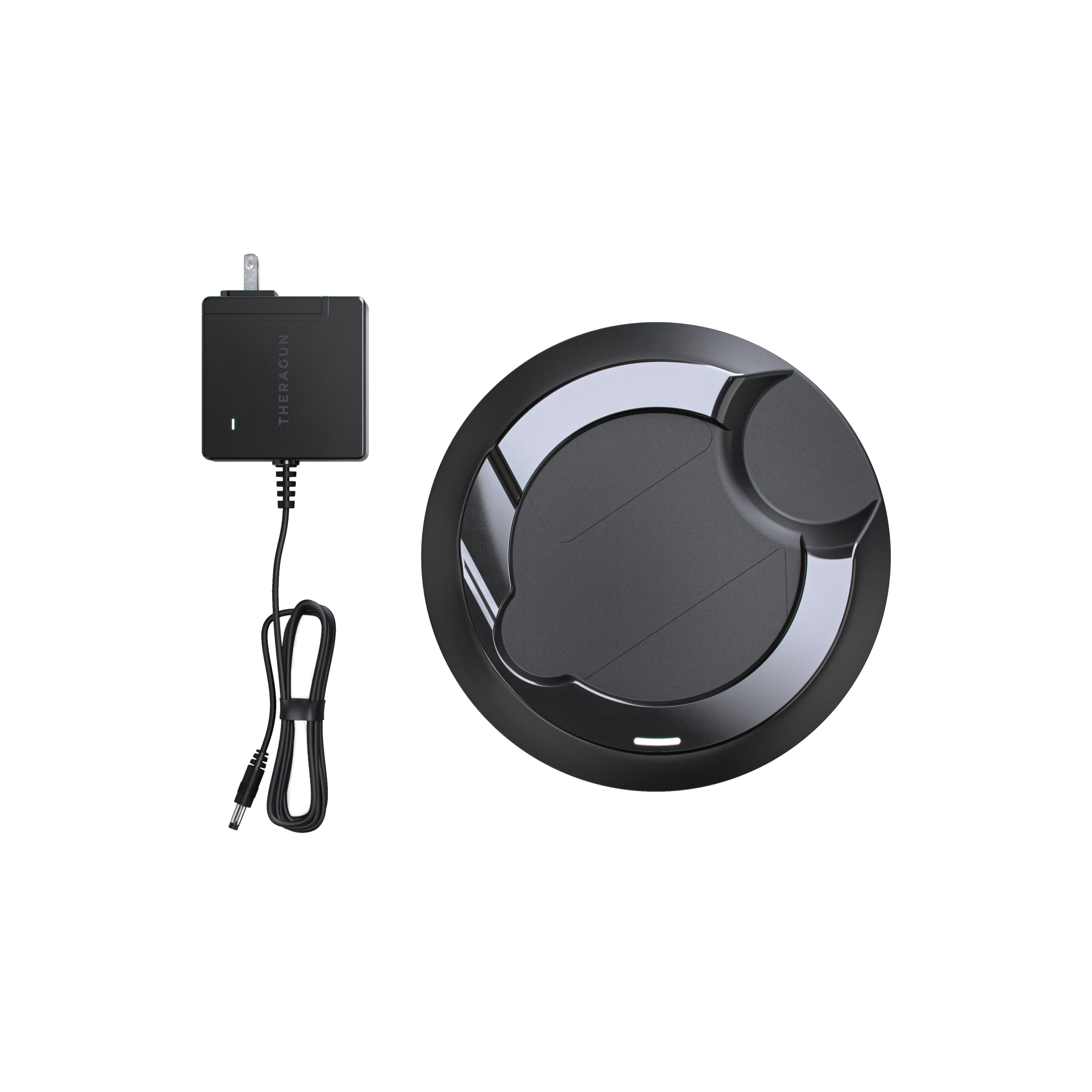Theragun Multi-Device Wireless Charger, Bezdrôtová multi-prístrojová nabíjačka pre zariadenia 4.
Rozmery: 21,7 cm x 4,2 cm
Doba nabíjania: PRO: 125 minút, Elite: 110 minút, Wave Roller: 110 minút
Váha: 0,795 kg
Kompatibilita: Theragun PRO, Theragun Elite, Wave Roller
Nabíjanie Theragun PRO alebo Theragun Elite:
1.
2.
3.
4.
5.
6.
zariadenie plne nabité.
Nabíjanie Wave Rolleru:
1.
2.
3.
Strana s ovládacími tlačidlami by mala smerovať nahor.
4.
5.
6.