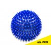 Rehabiq Masážna loptička ježko, modrá 10 cm