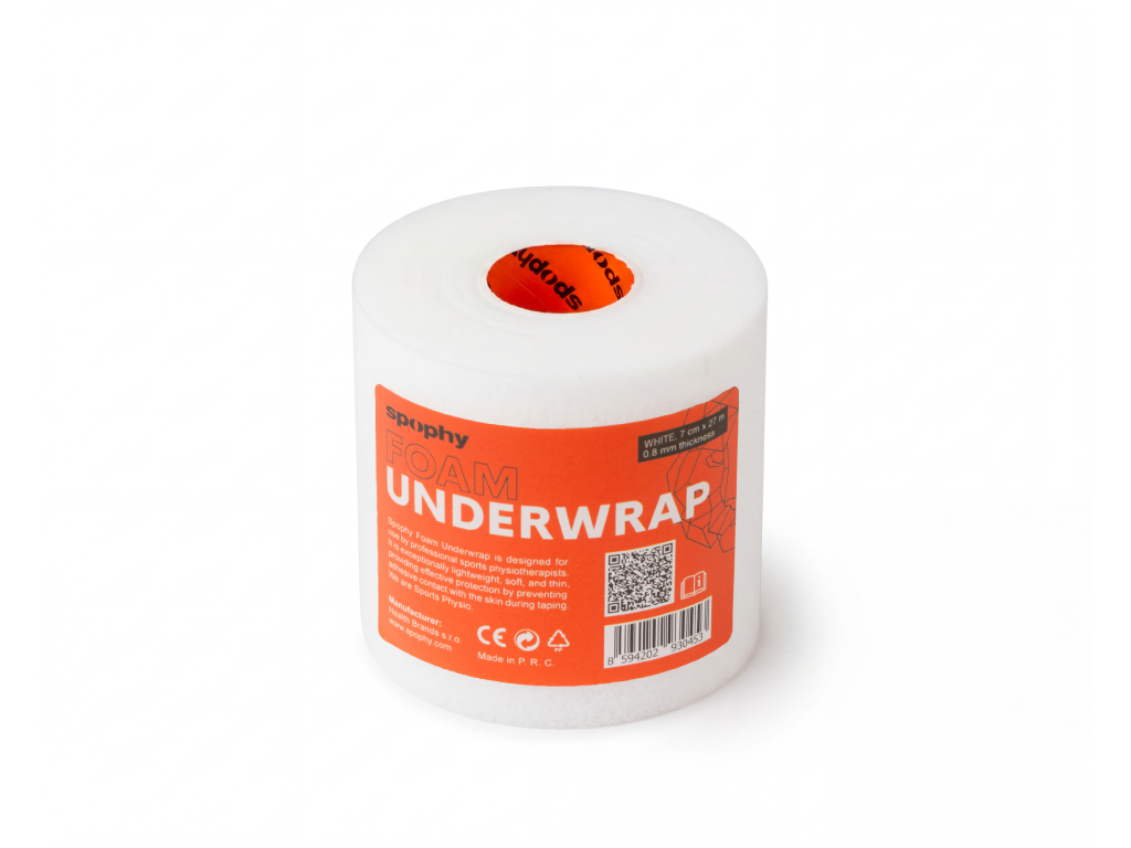 Spophy Foam Underwrap White, podtejpovací molitanová páska bílá 7cm x 27 m
