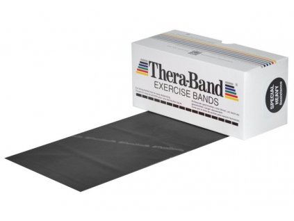THERA-BAND posilovací guma 5,5 m, černá, speciálně silná