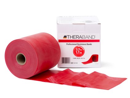 087453201307 20130 Thera Band posilovací guma 45,5 m, červená, středně silná 2