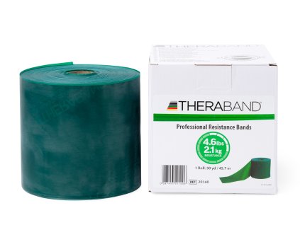 087453201406 50140 Thera Band posilovací guma 45,5 m, zelená, silná
