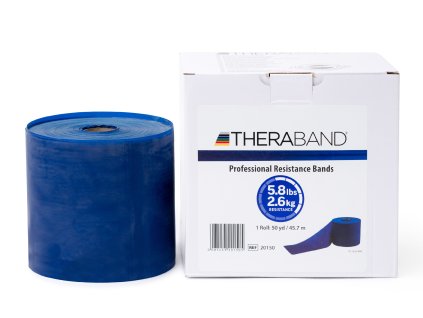 087453201505 50150 Thera Band posilovací guma 45,5 m, modrá, extra silná