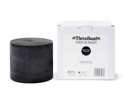 4260071630636 50160 Thera Band posilovací guma 45,5 m, černá, speciálně silná