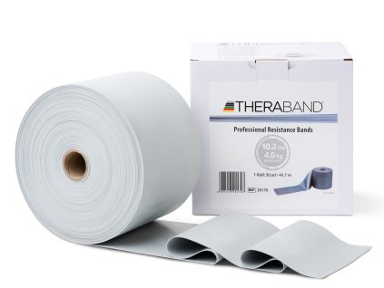 087453201703 20170 Thera Band posilovací guma 45,5 m, stříbrná, super silná 2