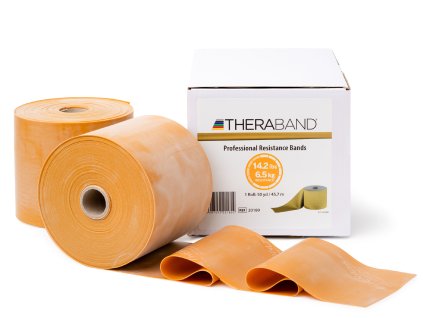 087453201802 20180 Thera Band posilovací guma 45,5 m, zlatá, max. silná