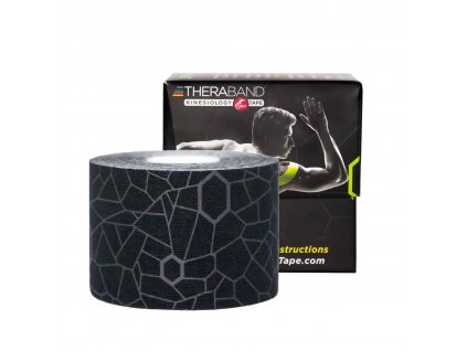 Thera-Band Kinesiology Tape, černá 5cm x 5m  + Dárek k nákupu dle vašeho výběru