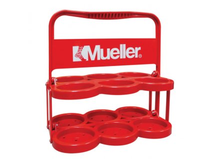 Mueller Plastic Water Bottle Carrier Red, nosič na lahve, plast