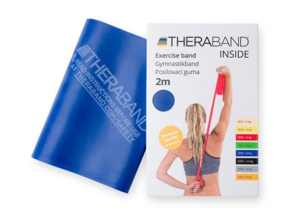 8594180680050 12765 Thera Band posilovací guma 2 m, modrá, extra silná