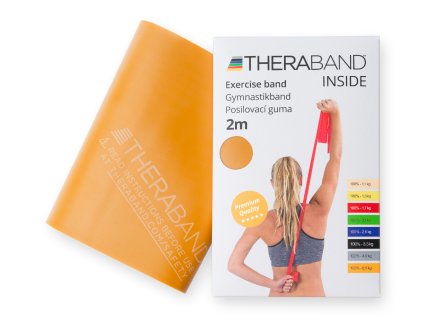 8594180680081 501801 Thera Band posilovací guma 2 m, zlatá, max. silná