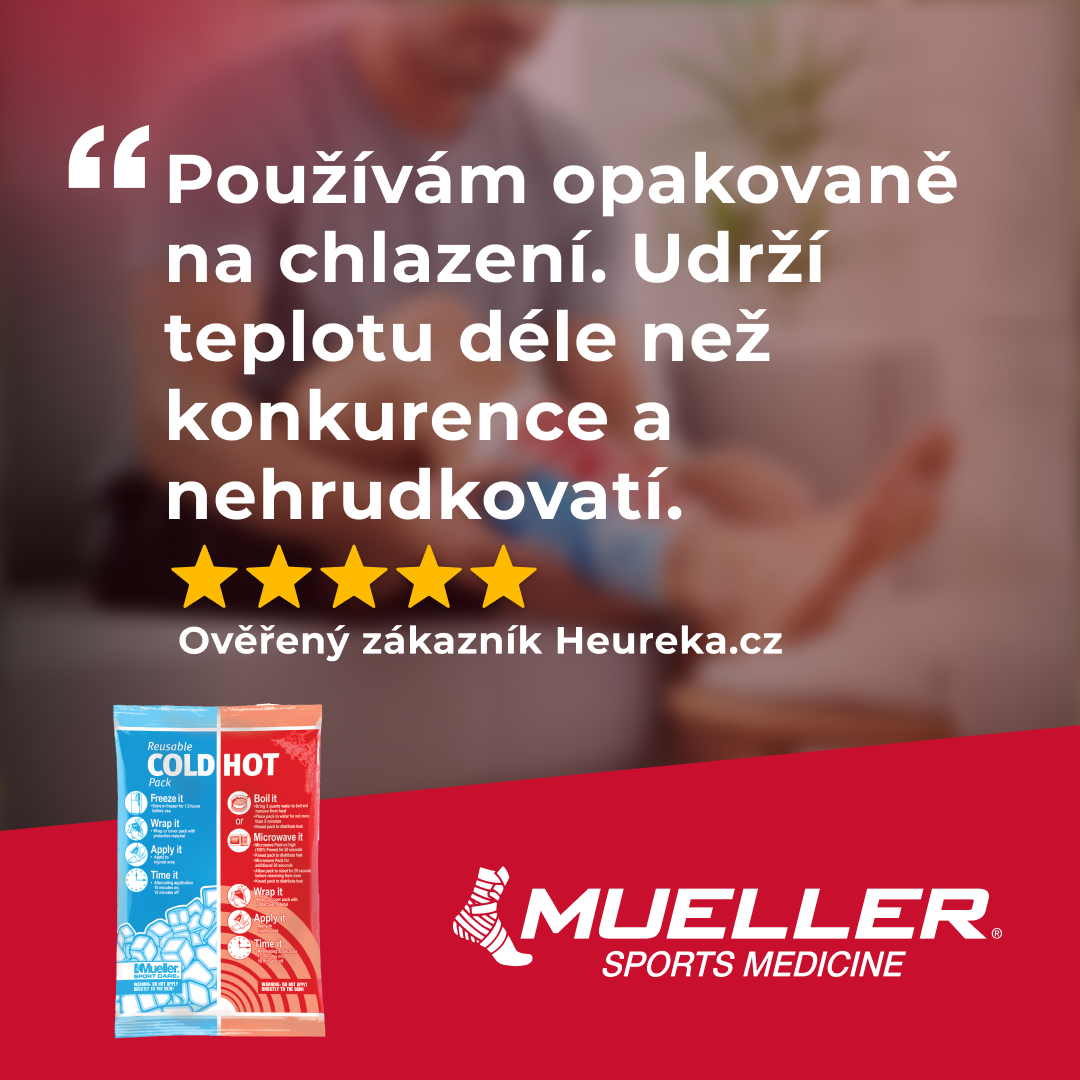 Mueller Reusable Cold/Hot Pack, chladivý/hřejivý sáček, 12 x 15 cm