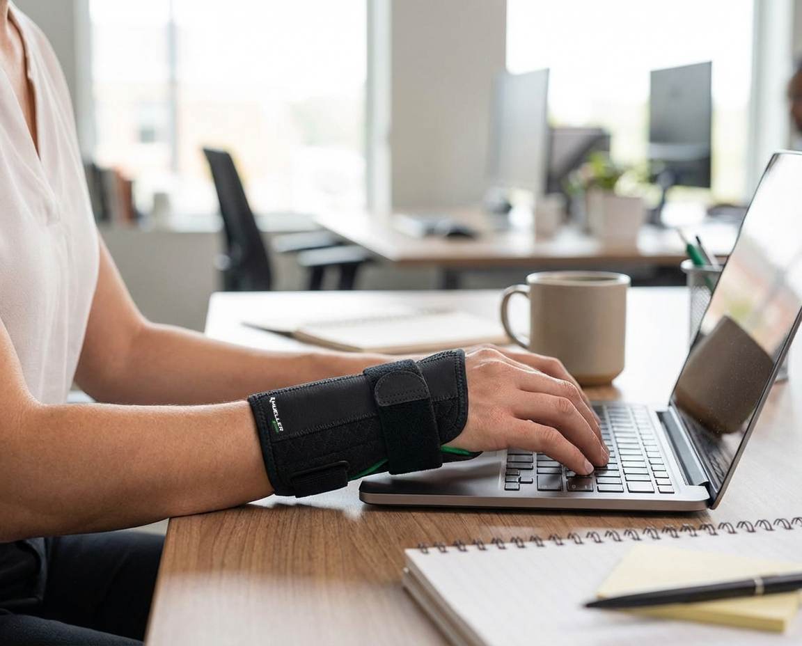 MUELLER Green Reversible Wrist, ortéza na zápěstí, uni